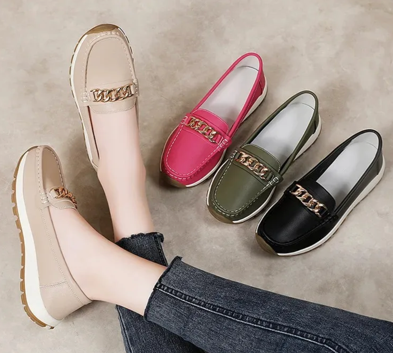 Zapatos Lara femeninos – diseño elegante con amortiguación interior de confort