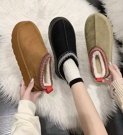 Botines afelpados