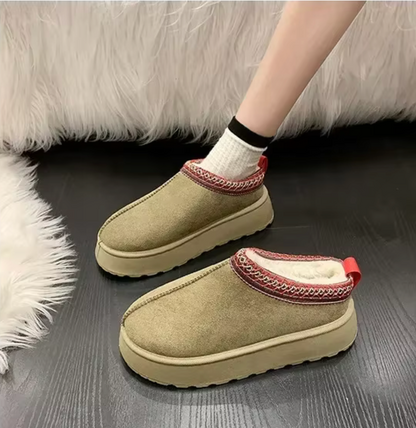 Botines afelpados
