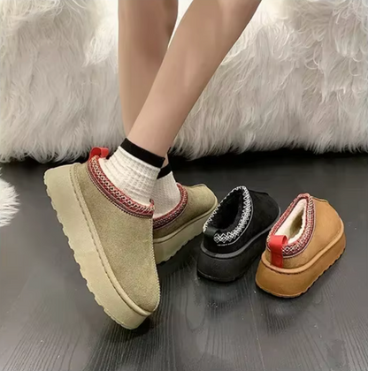 Botines afelpados
