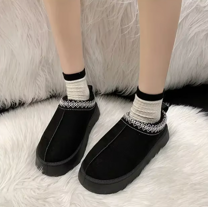 Botines afelpados