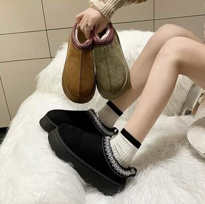 Botines afelpados