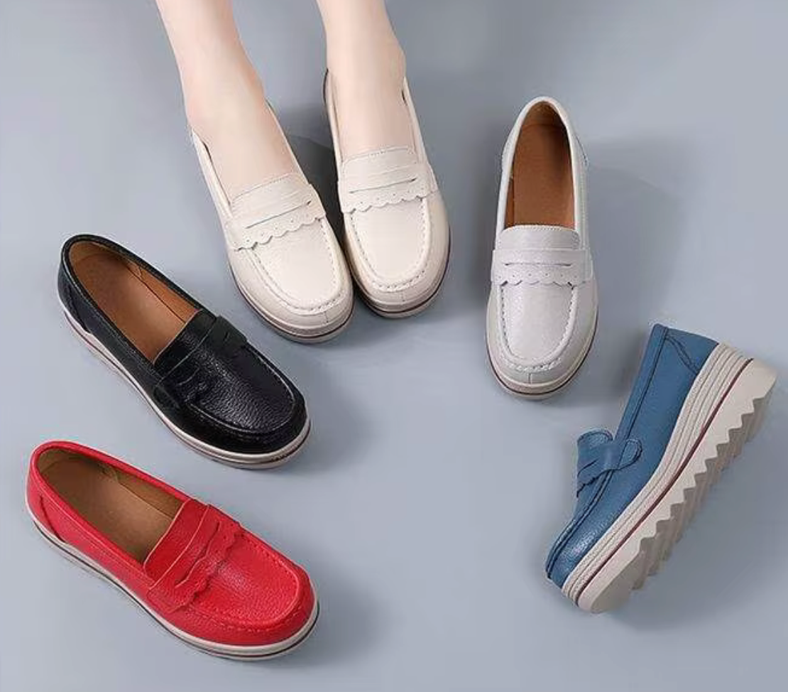 Zapatos Comfort para mujer – calzado con plataforma, amortiguado y adaptable para uso diario