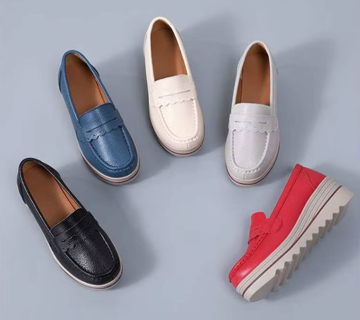 Zapatos Comfort para mujer – calzado con plataforma, amortiguado y adaptable para uso diario