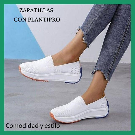 Zapatillas con tecnología PlantiPro – confort, amortiguación y corrección postural para mujer